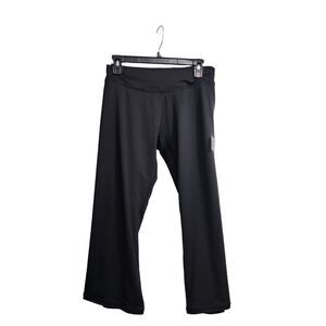 Adidas Women's Active Pants Black Pink‎ Striped Workout Yoga Bottoms XL